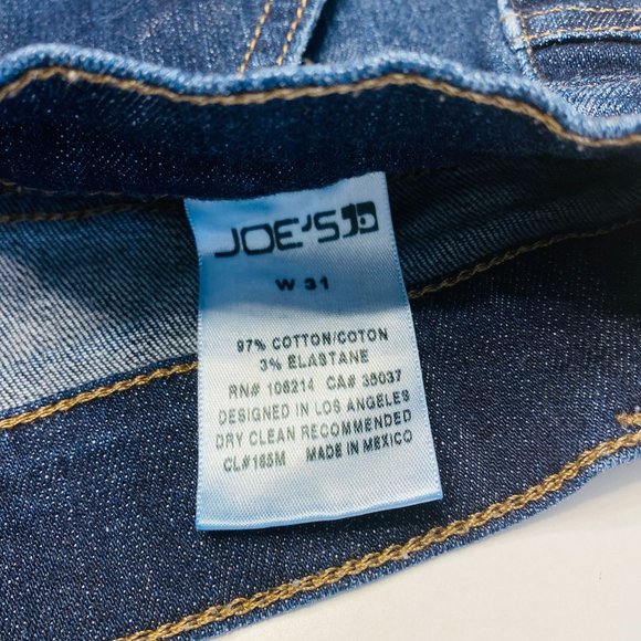 Joes Jeans Denim Shorts Women Roll Cuff Size 31 Waist - Picture 6 of 10
